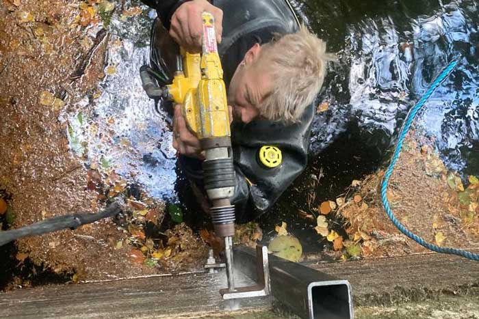 Dammrenovering Hängbrunnen