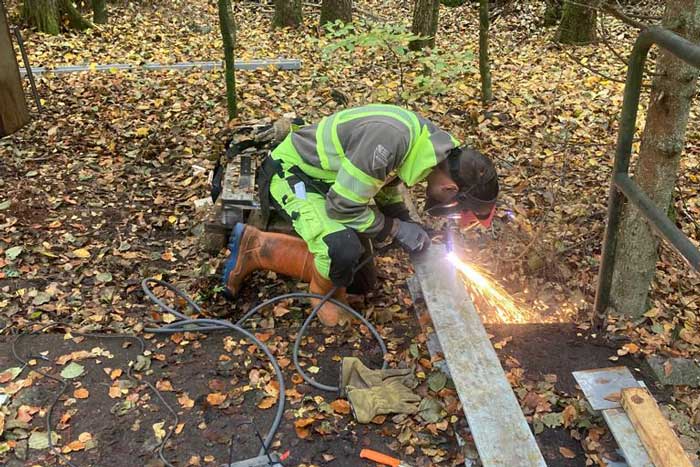 Dammrenovering Hängbrunnen