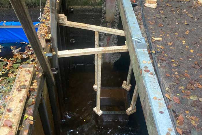 Dammrenovering Hängbrunnen