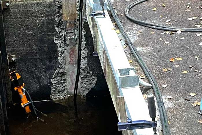 Dammrenovering Hängbrunnen