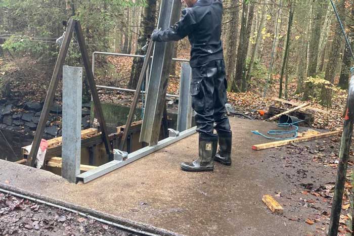 Dammrenovering Hängbrunnen