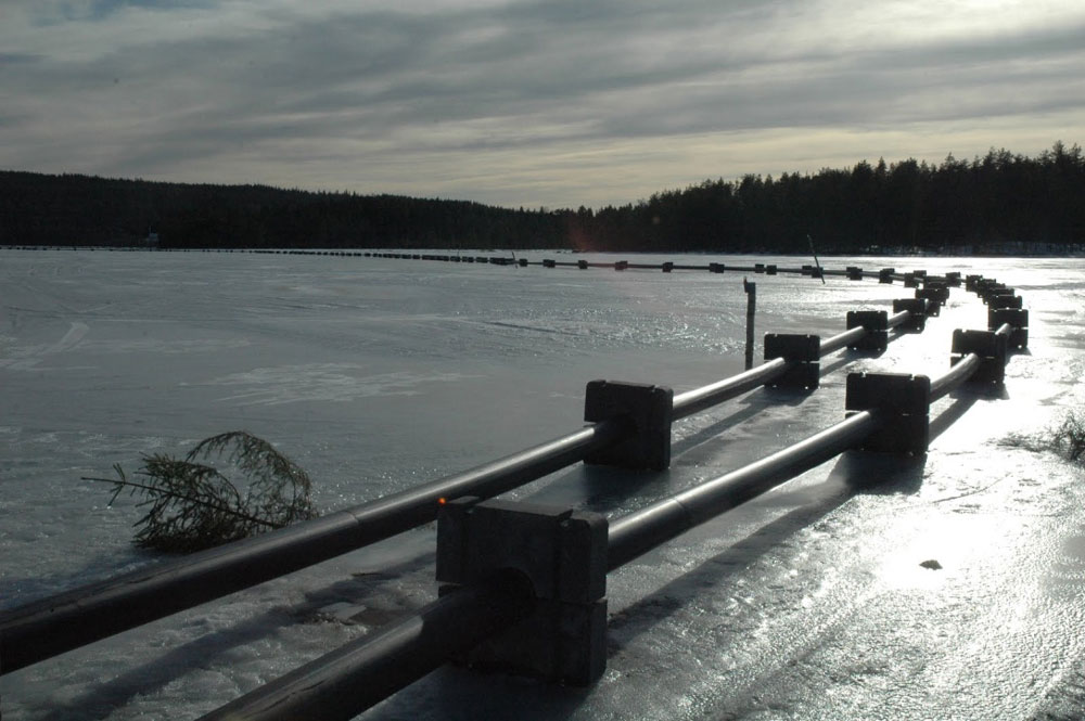 Installation av sjöledning utfört av SEA Sjöentreprenad och anläggning