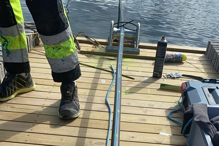 Tillverkning av bubbelgardin